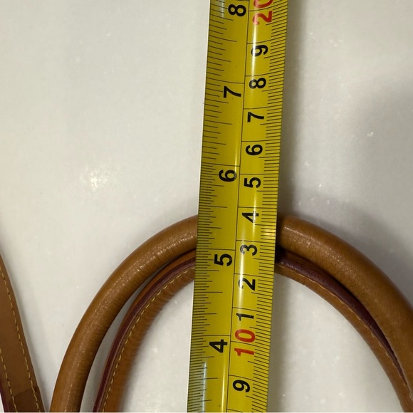 RIONI Signature Dome Handle/shoulder Bag Brown Canvas W/ Tan Leather Trim NEW! - Picture 11 of 15